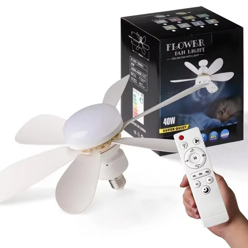 Ventilateur plafond led - ventilateur, e27