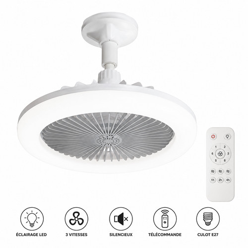 Ventilateur plafond e27 led - ventilateur, de