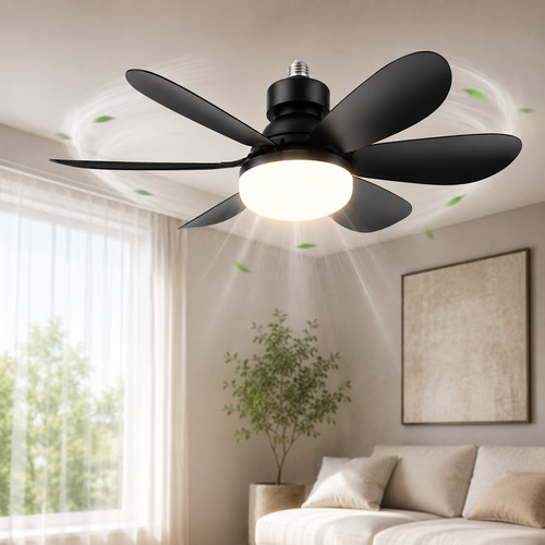 Ventilateur plafond led e27 - ventilateur,